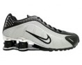 Tênis Nike Shox R4 Cromado Prata e Preto 
